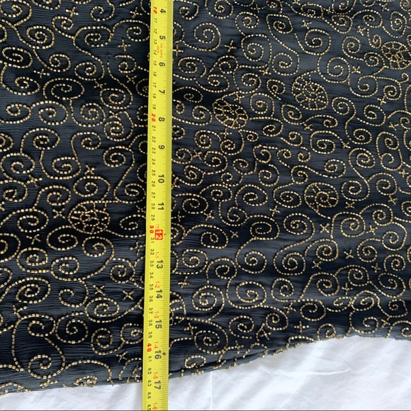 Vintage 80s/90s Beaded Cocktail Short Sleeved Dress. Size M. - Picture 9 of 16